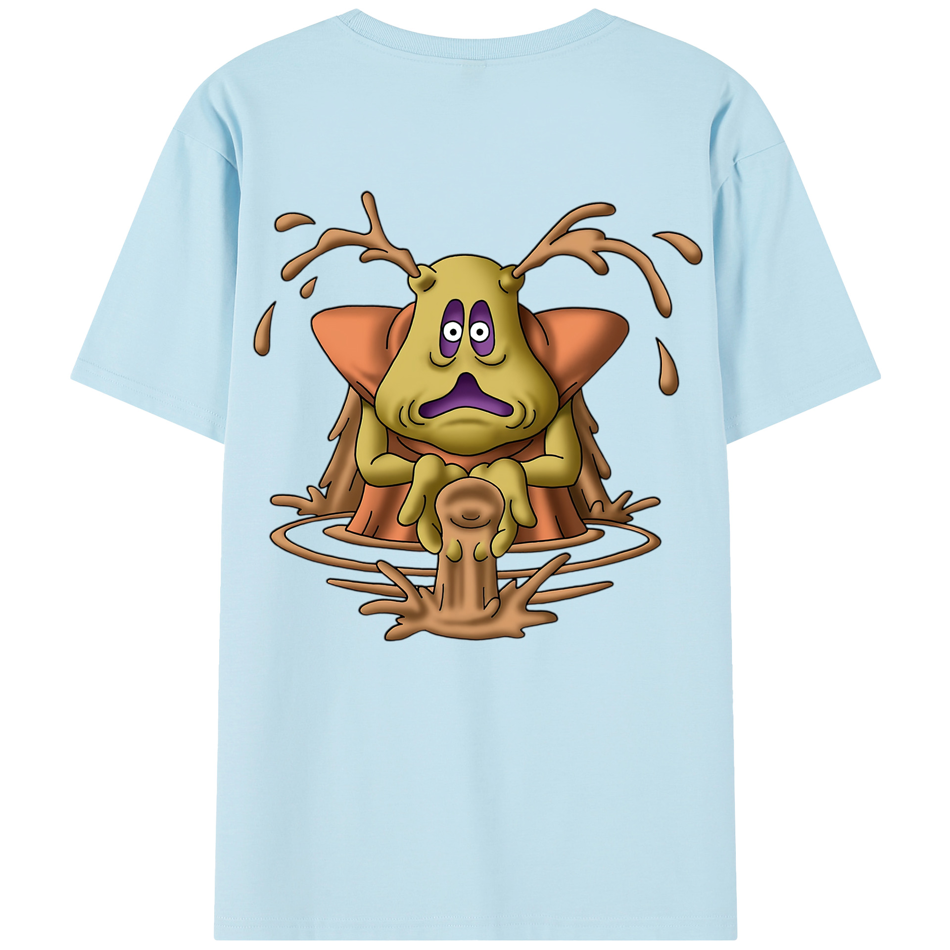 （画像用） ドラゴンクエスト Doragon Kuesuto Dragon Quest 綿100％半袖Tシャツ（背面プリント）